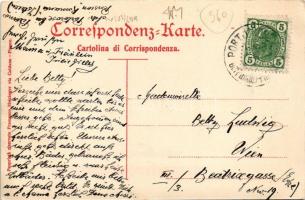 Piran, Pirano; Portici di San Giorgio / square, quay, shops