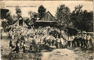 Vsetín, Valasská svalba z Luzné / Wallachian wedding from Luzná, folklore (r)