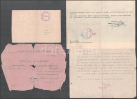 1916-1949 8 db vegyes igazoló okmány