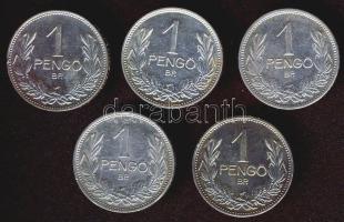 1926-39. 1P Ag (5x) T:2,3