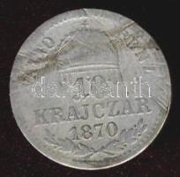 1870Gy.F. 10kr Ag T:3/3- k.