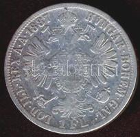 Ausztria 1887. 1Fl Ag T:3 ph.