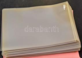 100 db A4-es méretű német műanyag masszív fólia kiállítási lapok védelmére