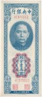 Kína 36(1947) 10.000CGU T:XF,VF China 36(1947) 10.000 Customs Gold Units C:XF,VF Krause P#354
