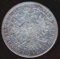 Ausztria 1879. 1Fl Ag T:3 ph.