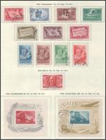 1947-1948 Sorok + Lánchíd I - II blokkok albumlapokon (92.000)