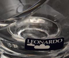 Leonardo design kristály ékszertartó, jelzett, hibátlan, m: 12 cm