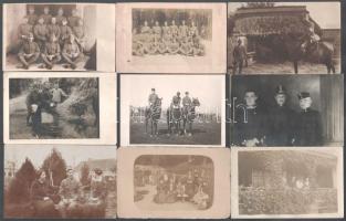 50 darab vegyes katonai fotó, 8,5x13,5-9x11,5 cm