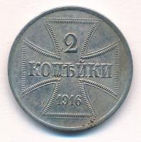 Német Birodalom / I. Világháború / Keleti Főparancsnokság 1916A 2k Fe T:XF German Empire / WWI / German Military Commander of the East 1916A 2 Kopek Fe C:XF Krause KM#22