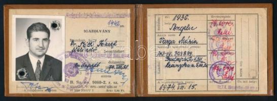 1974 A Mezőgazdasági és Élelmezésügyi Minisztérium által kiállított igazolvány