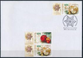 2011 Karácsony bélyegelőfizetőknek megszemélyesített pár + boríték alkalmi bélyegzéssel