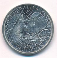 Német Szövetségi Köztársaság 1984D 5M Cu-Ni "Német Vámunió 150. évfordulója" T:UNC,AU
 Fe...