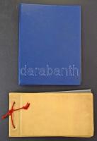 20 lapos levél / FDC berakó + 12 lapos blokk berakó