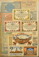 Német Birodalom / Weimari Köztársaság ~1920as évek, vegyes, 334db-os német szükségpénz tétel. Régi t...