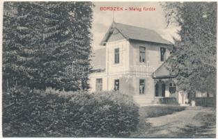 Borszék, Borsec; Meleg fürdők. Pollatschek Gyula kiadása / hot spa (vágott / cut)