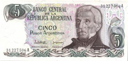Argentína 6 klf db modern bankjegy T:I
