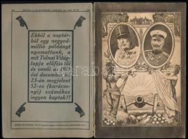 1916 Tolnai: A világháború naptára az 1916-os évre 64 p. képekkel, címkép hiányzik a borítóról