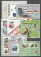 Európai országokból 20 db blokk, jó motívumokkal, kétoldalas VARIO lapon