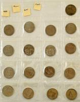 Több mint 400db-os, főleg német és osztrák érméből álló tétel használt állapotú berakóban, közte Aus...