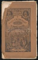 Papp Lajos, B. : A magyar nemzet története kivonatban.    Népiskolai kézikönyvül. A szövegbe alkalmazott jelesebb költők műveivel emlékeztetőül. Debreczen, 1868. Telegdi K. Lajos. [2] 117, III p. Fametszettel illusztrált, sérült, kiadói papírborítóban.