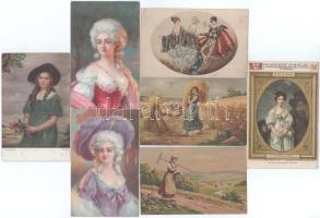 41 db használatlan művészeti lap közte több Wenau Pastell