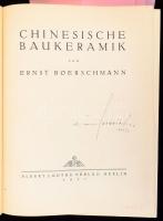 Ernst Boerschmann: Chinesische Baukeramik. Berlin, 1927, Albert Lüdtke. Német nyelven. 110 p + 160 t...