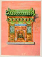 Ernst Boerschmann: Chinesische Baukeramik. Berlin, 1927, Albert Lüdtke. Német nyelven. 110 p + 160 t...