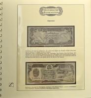 Két darab LINDNER "Historische Banknoten" előnyomott album bankjegyek számára, 62 és 69 la...