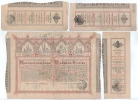 Budapest 1886. "Egyházi Műemléki Alap" Sorsjegykölcsöne 5Ft-ról a budapest-lipótvárosi baz...