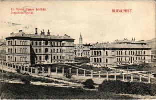 1909 Budapest XII. Új Szent János kórház. S. J. Budapest (EK)