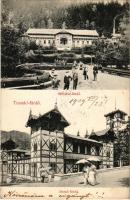 1909 Tusnádfürdő, Baile Tusnad; Rezső fürdő, Stefánia fürdő. Dragomán cég kiadása / spa, bath (EK)