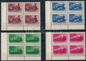 1946 Vasútjubileum sor négyestömbökben (16.000)