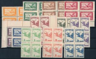 1927 Repülő I. sor négyestömbökben (50.000)
