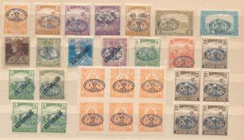 Debrecen I. 1919 28 db bélyeg, Bodor vizsgálójellel