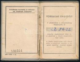 1966 Simson motorkerékpár forgalmi