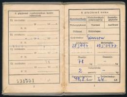 1966 Simson motorkerékpár forgalmi