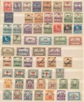 Baranya I és II. 1919 58 db bélyeg, Bodor vizsgálójellel