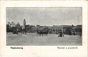 1906 Hajdúdorog, Részlet a piactérről. Grünfeld kiadása (EB)