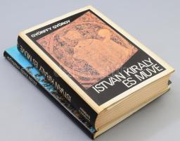 Szent Istvánnal kapcsolatos 2 darab könyv. István király emlékezete. Györffy György: István király és műve.