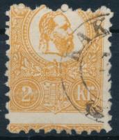 1871 Kőnyomat 2kr látványosan képbe fogazva (25.000+++)