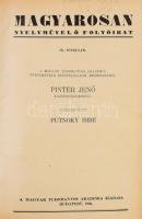 1940 Magyarosan nyelvművelő folyóirat 1-5. füzet egybekötve