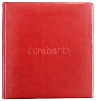 "Hochzeit Prince Charles und Lady Diana" bordó színű bliszter / bankjegy tartó album, 7db kettesosztású berakólappal és 7db fehér színű karton elválasztólappal. Használt, de jó állapotban.