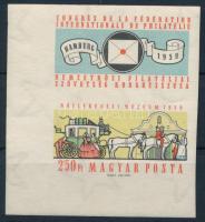 1959 FIP II. vágott ívsarki szelvényes bélyeg