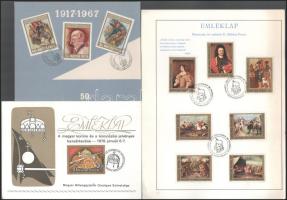 1942-1982 Kis emléklap tétel, benne 14 klf