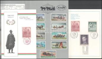 1942-1982 Kis emléklap tétel, benne 14 klf