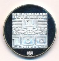 Ausztria 1976. 100Sch Ag "Téli Olimpia Innsbruck" Hall-i verde T:PP patina
Austria 1976. ...