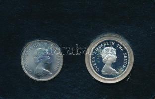 Tuvalu 1981. 5$ (2xklf) Ag + Cu-Ni "Királyi esküvő" érmepár műanyag tokban, német nyelvű i...