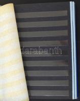 A4 berakó 12 vastag fekete lappal, kék borítóval