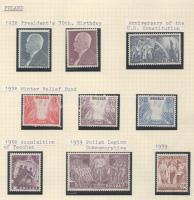 Lengyelország 1919-1938 62 db bélyeg 3 stecklapon + 2 albumlapon