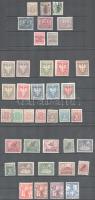Lengyelország 1919-1938 62 db bélyeg 3 stecklapon + 2 albumlapon